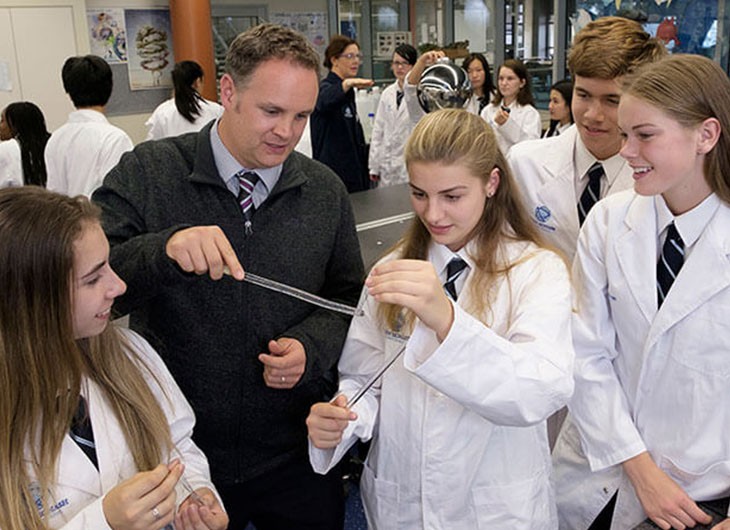 JMSS Students And Science Teacher