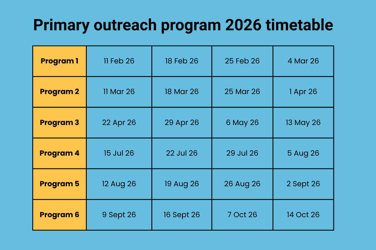 a illustration of 2026 timetable